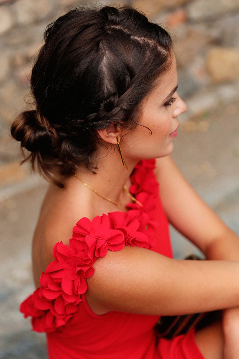 comprar online vestido largo rojo con escote en la espalda de fiesta boda evento coctel graduacion de apparentia collection