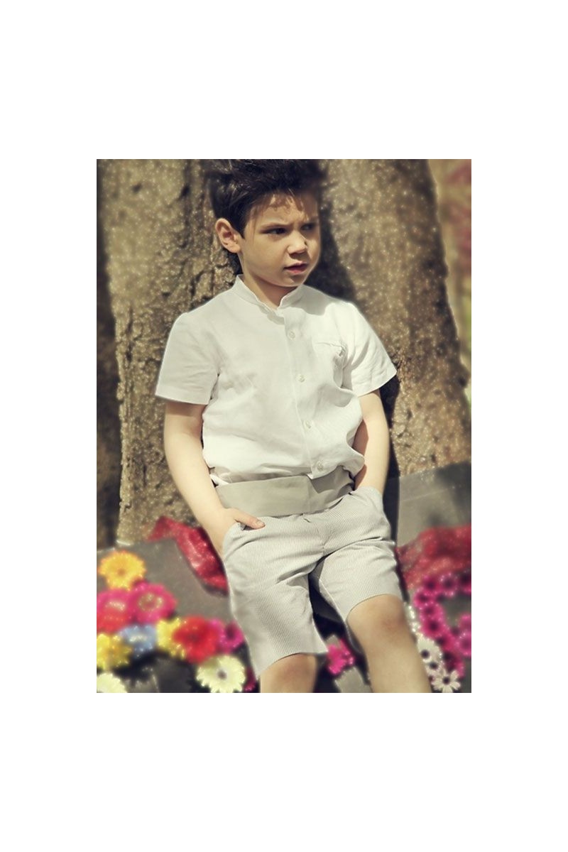 Conjunto Gris dos piezas de niño