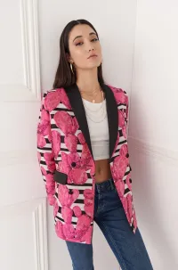 Chaqueta cruzada catcus rosa