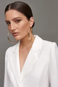 traje blanco dos piezas para novia boda civil o invitada fiesta