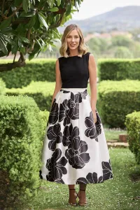 Top crepe negro con lazada espalda