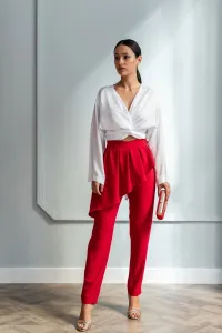 blusa blanca multiposicion saten