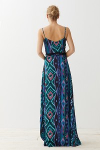 Conjunto falda larga y top étnico Tona
