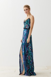 Conjunto falda larga y top étnico Tona