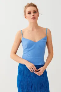 top lencero tirantes azul evan