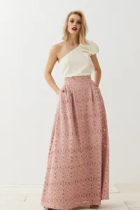top blanco asimetrico abullonado colette