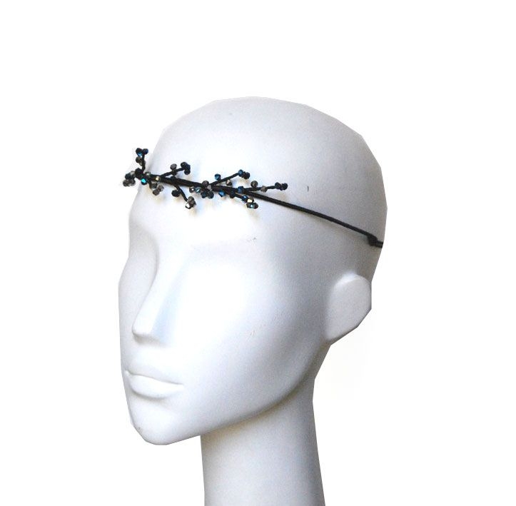 Tocado Coralina Plata-Azul