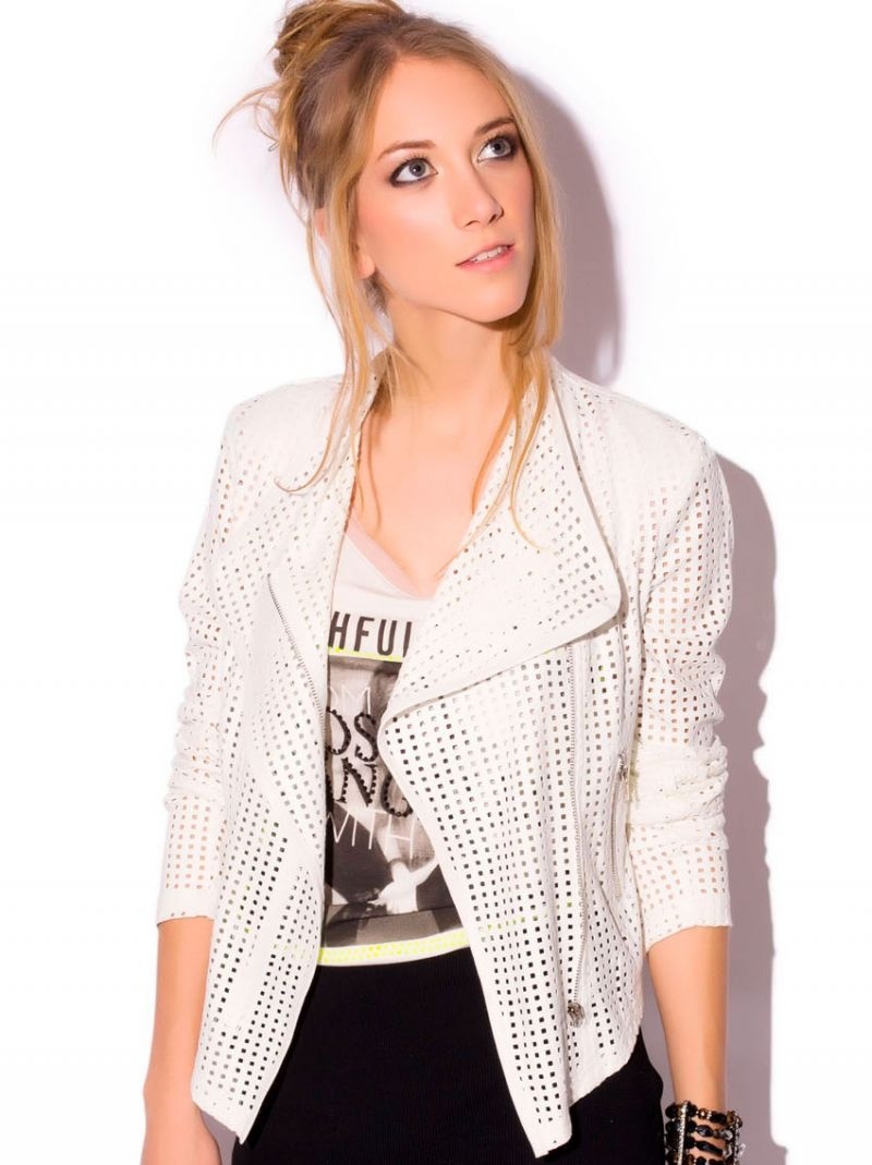 Chaqueta perfecto blanca