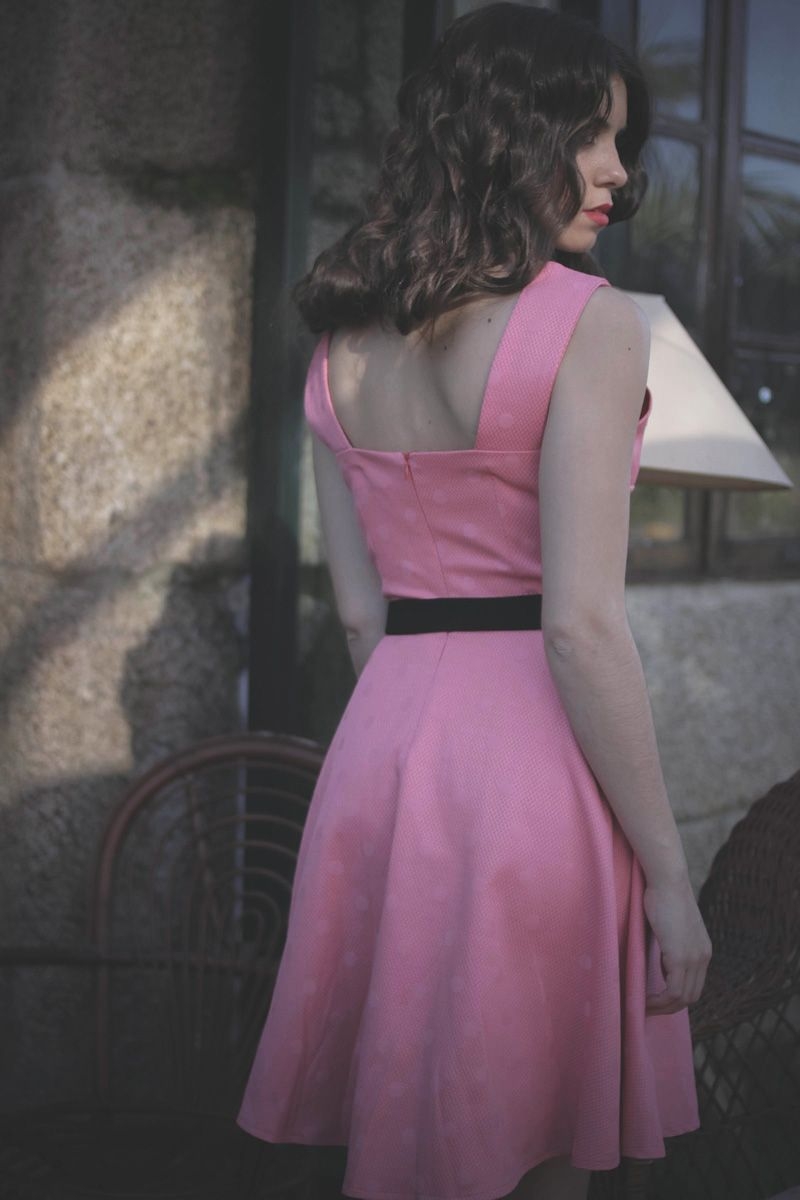 Vestido Negro Con Rosa Palo Vestido Negro Con Blazer Palo Rosa