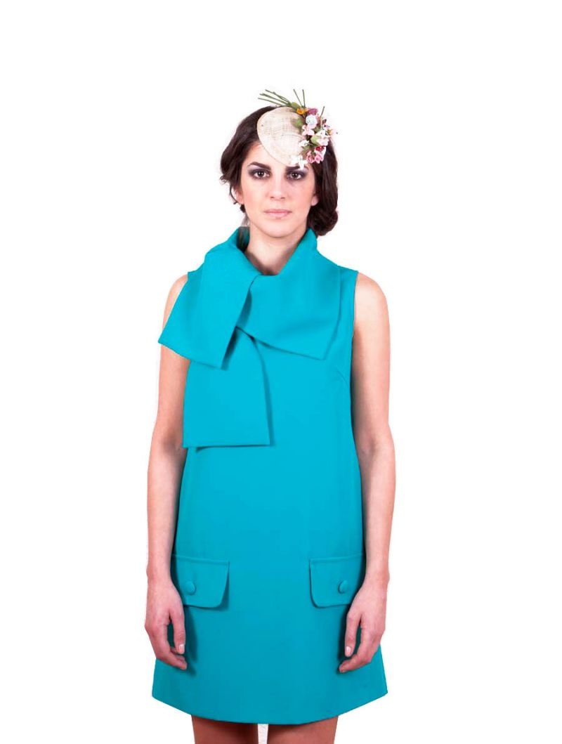 vestido turquesa para bodas comunion de bouret