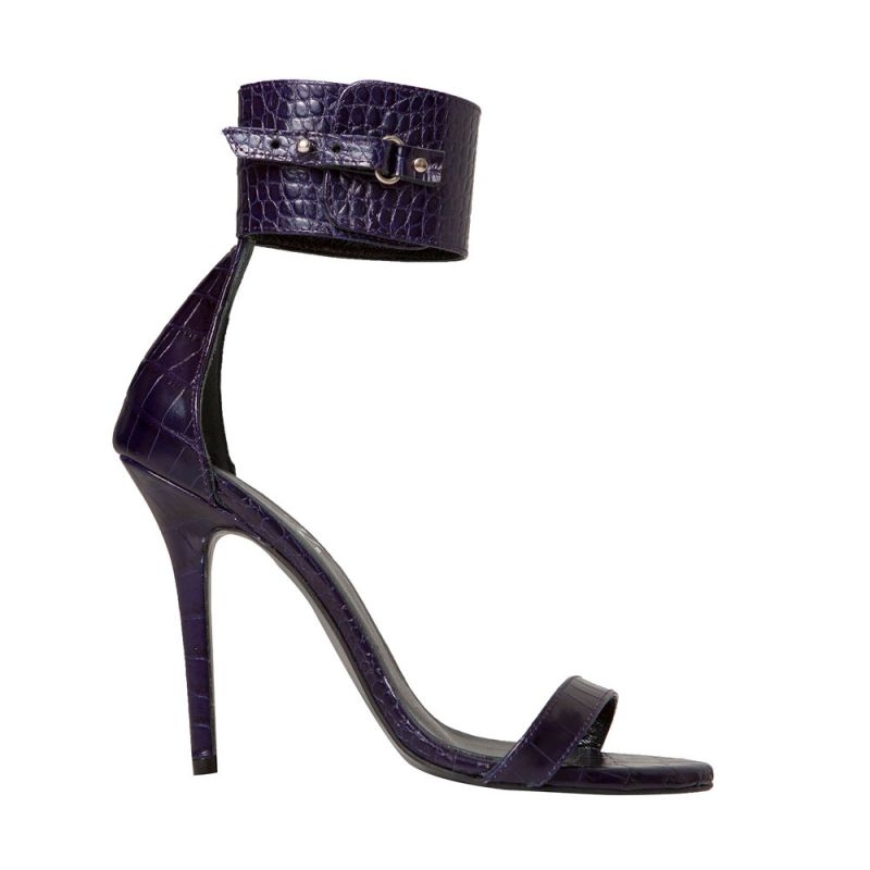 sandalias de tacon  azul marino piel labrada boda comunion fiesta bautizo de mas34