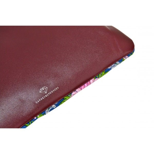 fucsia clutch metacrilato