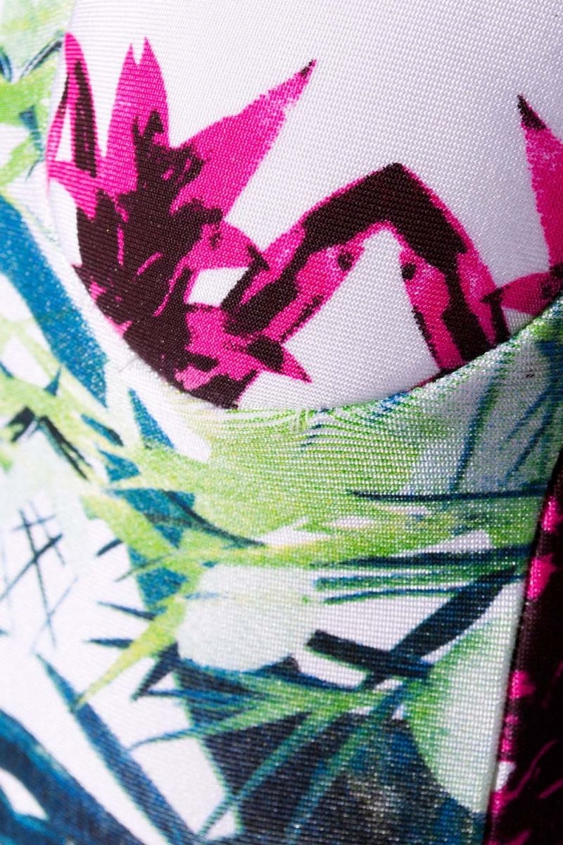 vestido bandage estampado q2 online