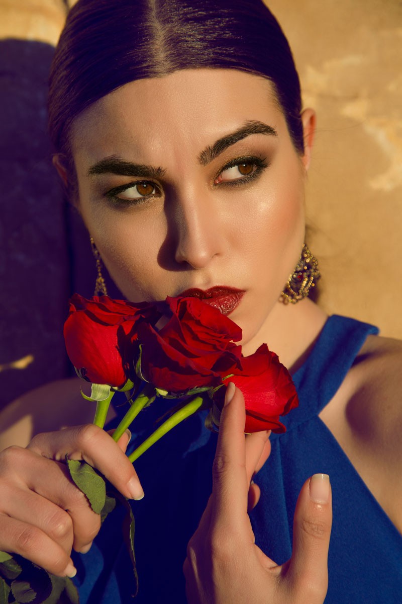 vestido fiesta azul shopping invitada fiesta boda escote halter falda cruzada invitada boda evento apparentia