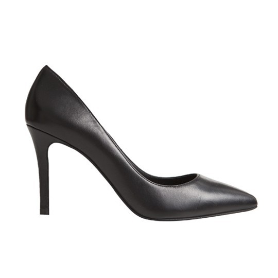 zapatos salon  piel en color negro con tacon 7,9 centimetros de mas34 para invitadas fiesta boda nochevieja online