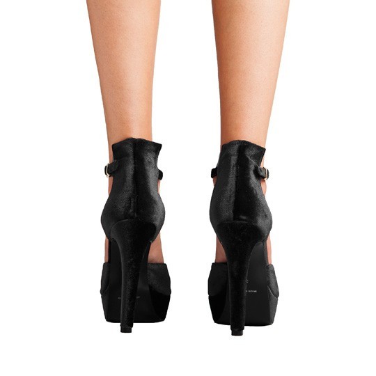 sandalias terciopelo negro plataforma tacon invitada boda fiesta nochevieja comunion bautizo boda apparentia