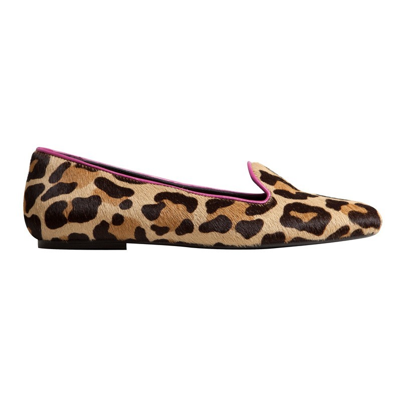 comprar online slippers de leopardo y  terciopelo fucsia un  zapato plano ideal para toda ocasion fiesta evento de mas34 para apparentia