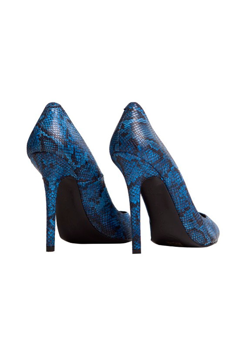 stiletto salon animal print azul piton boda nochevieja evento apparentia