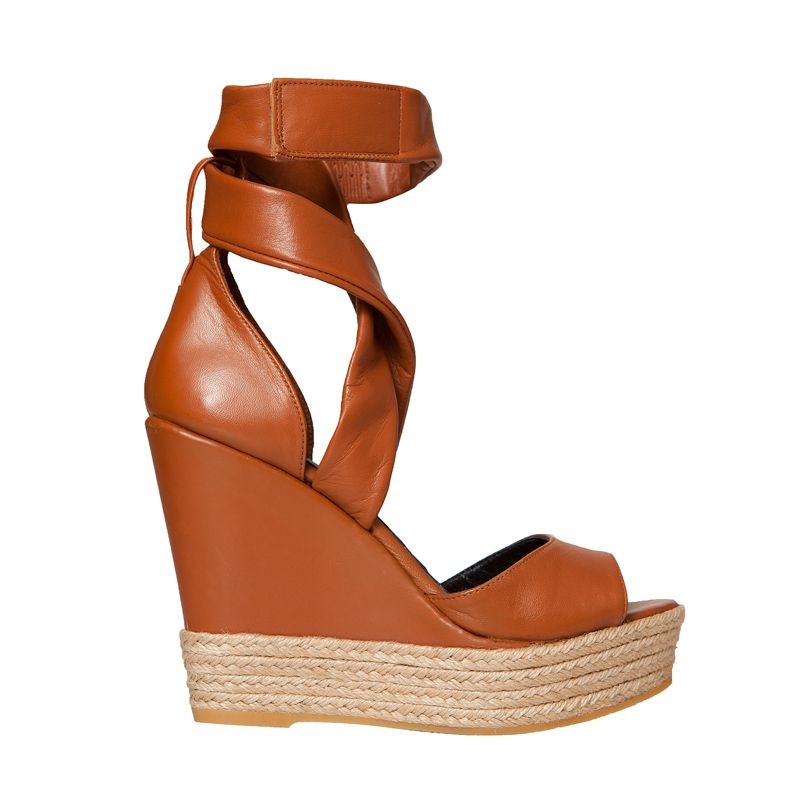 Sandalias de de tiras cruzadas al tobillo boda