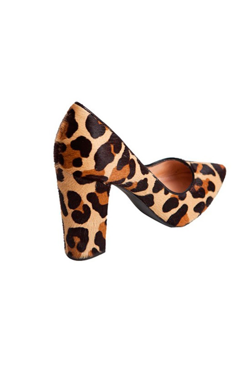 zapato salon perfecto elegante stiletto de tacon cuadrado y terciopelo efecto potro leopardo para fiesta invitada boda evento ocasion de mas 34 para apparentia