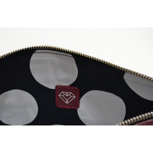 clutch grande morado estampado flores carmen berdonces