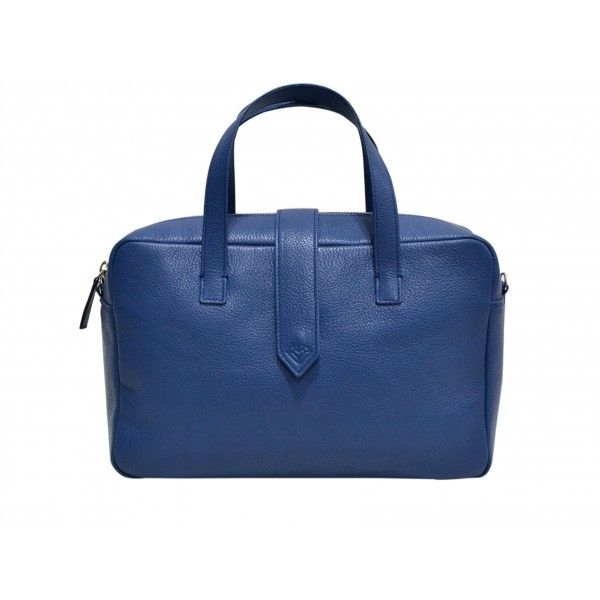 Bolso feria lavanda de piel grabada carmen berdonces