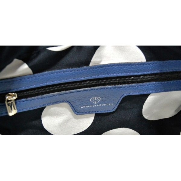 Bolso feria lavanda de piel grabada carmen berdonces