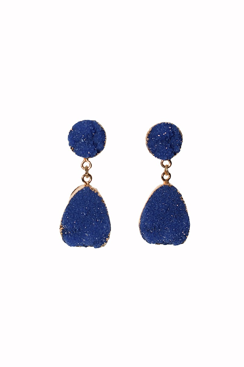 pendientes azules piedras apparentia complementos