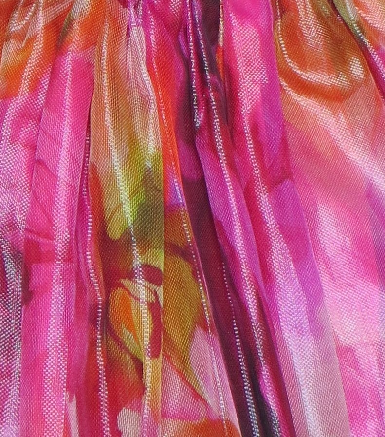 vestido vuelo globo rosa