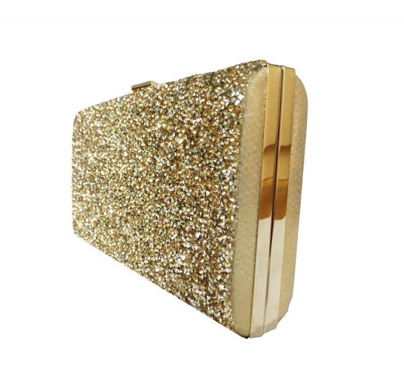clutch de fiesta dorado