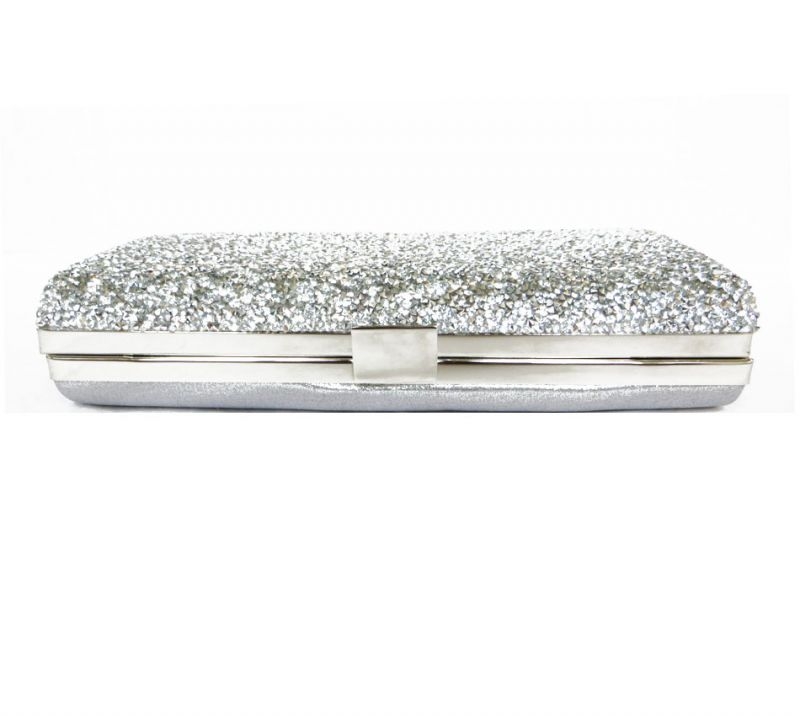 clutch de fiesta plata