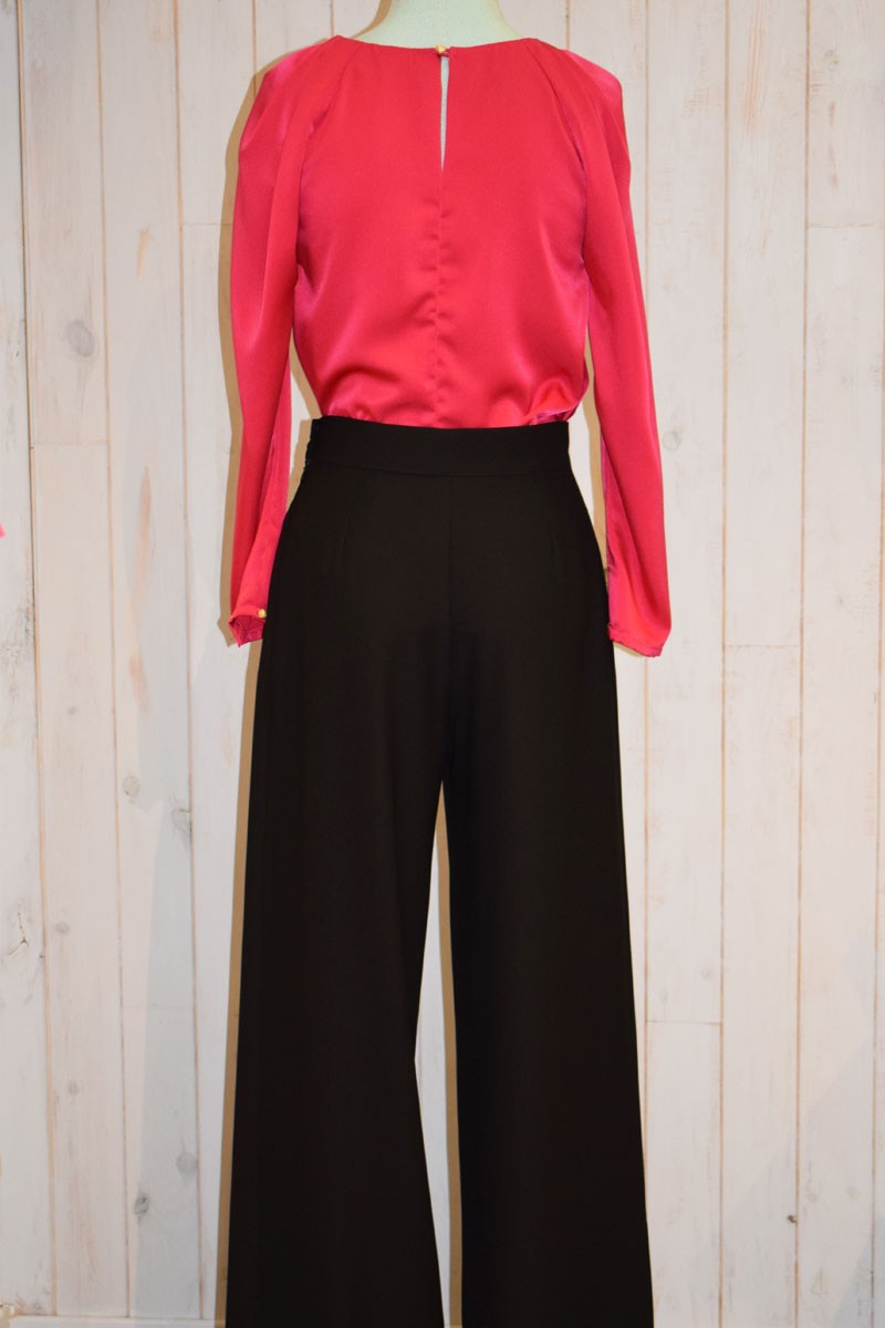 pantalon negro de vestir para invitadas eventos ocasiones reuniones de trabajo afterwork apparentia
