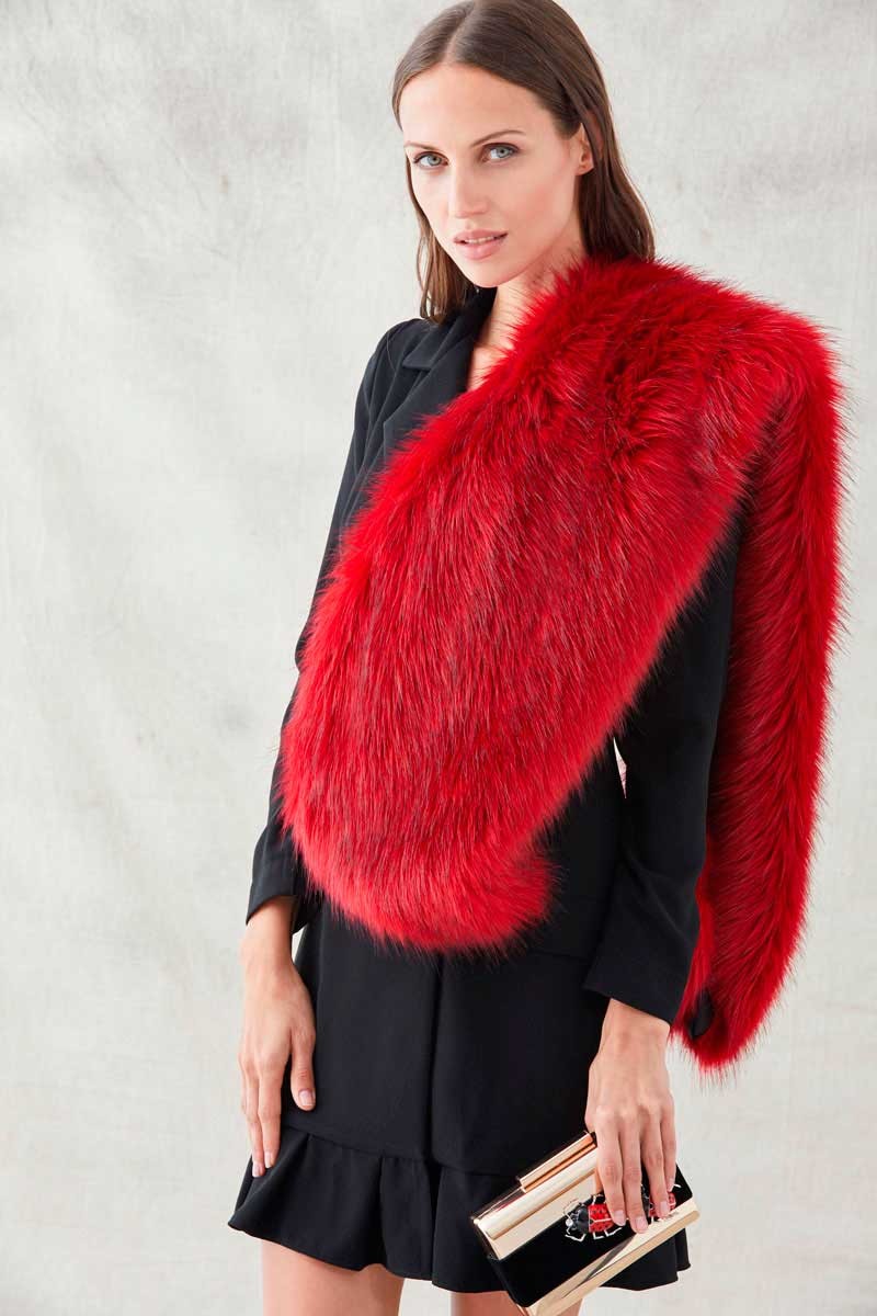 comprar online clutch dorado con mariquitas rojas y terciopelo negro comprar 