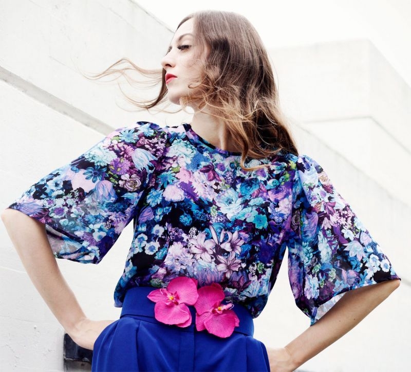 blusa de flores para boda fiesta nochevieja online