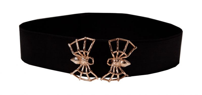 cinturon negro y dorado para nochevieja fiesta boda online