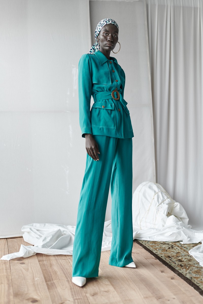 sahariana y pantalon color verde agua para fiesta, boda, evento de apparentia