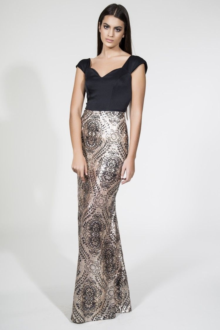 Vestido Largo Vestido Negro Comunion Mastercam Vestido De Piel