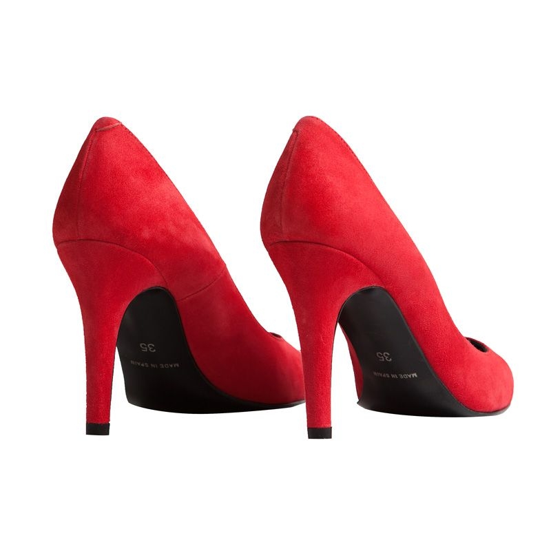 zapatos stiletto coral ante de mas 34 para fiesta boda invitada de mas34