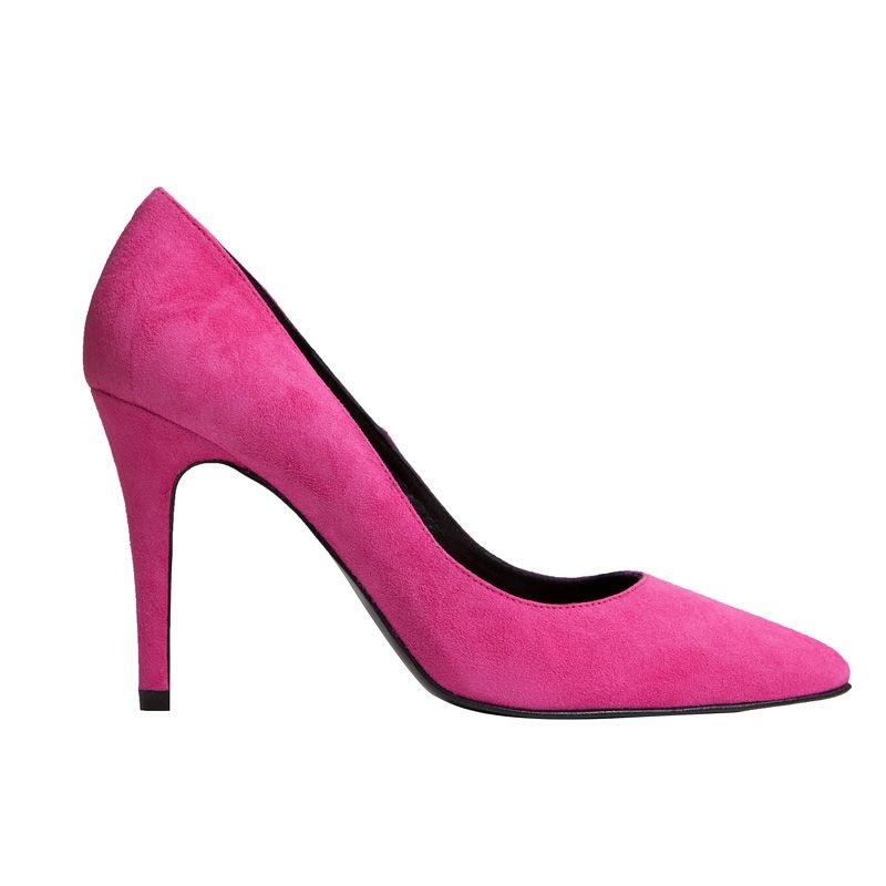Zapatos salon ante fucsia de mas34