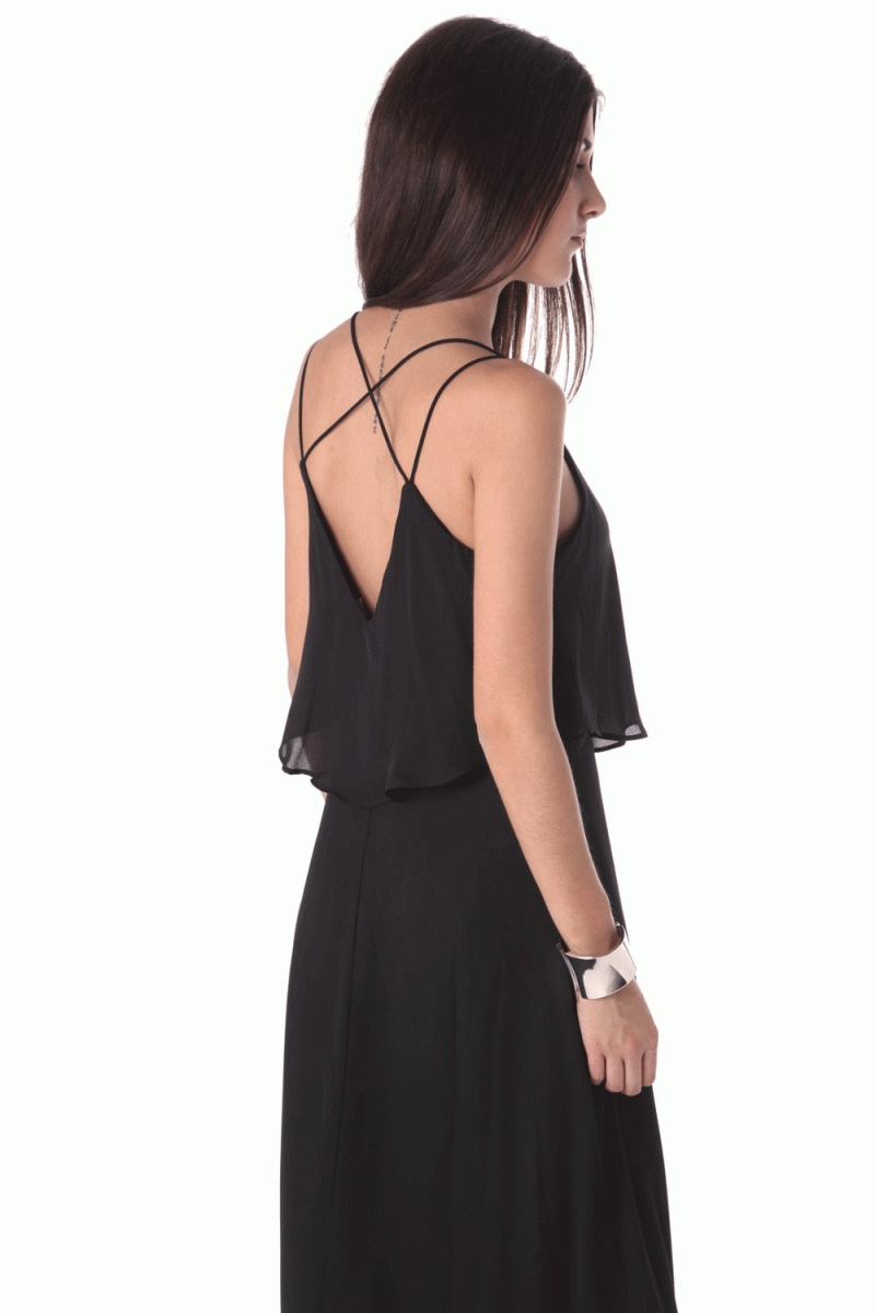 comprar vestido negro largo para el verano de Q2