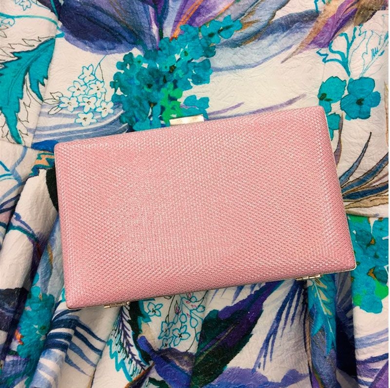 bolso de fiesta rosa y dorado para nochevieja para invitadas boda fiesta online