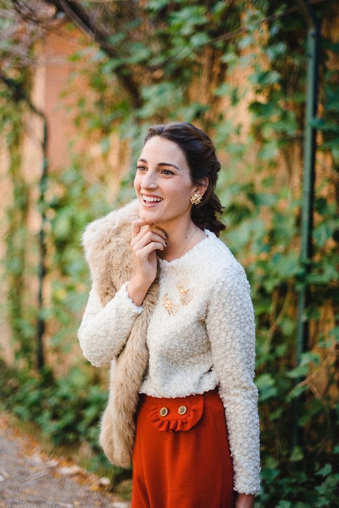 jersey de lana con lurex invitadas otoño 2019