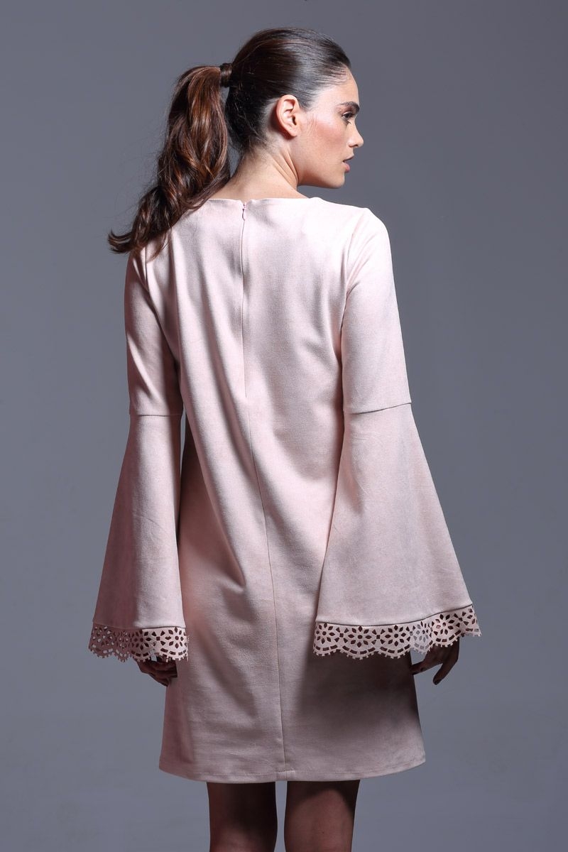 Vestidos Cortos Vestidos De Fiesta Campana Manga Campana Vestidos