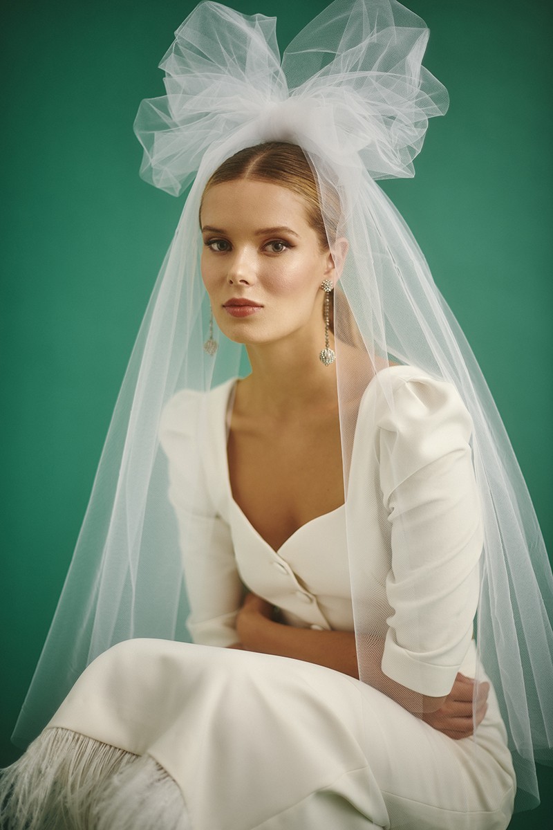 conjunto  de top y falda con plumas online para boda segundo vestido, madre bautizo, comunion