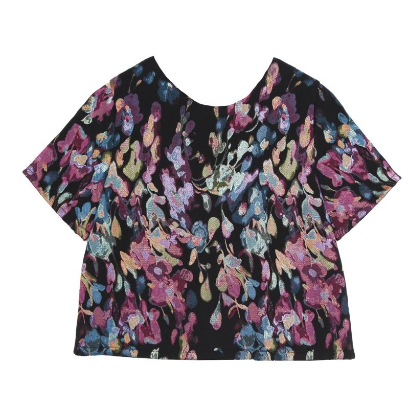 comprar online crop top de fiesta de manga corta de otoño invierno para fiestas bodas eventos bautizos comuniones de apparentia