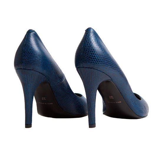 stilettos de piel azul para fiestas bodas eventos coctel de mas34 en apparentia