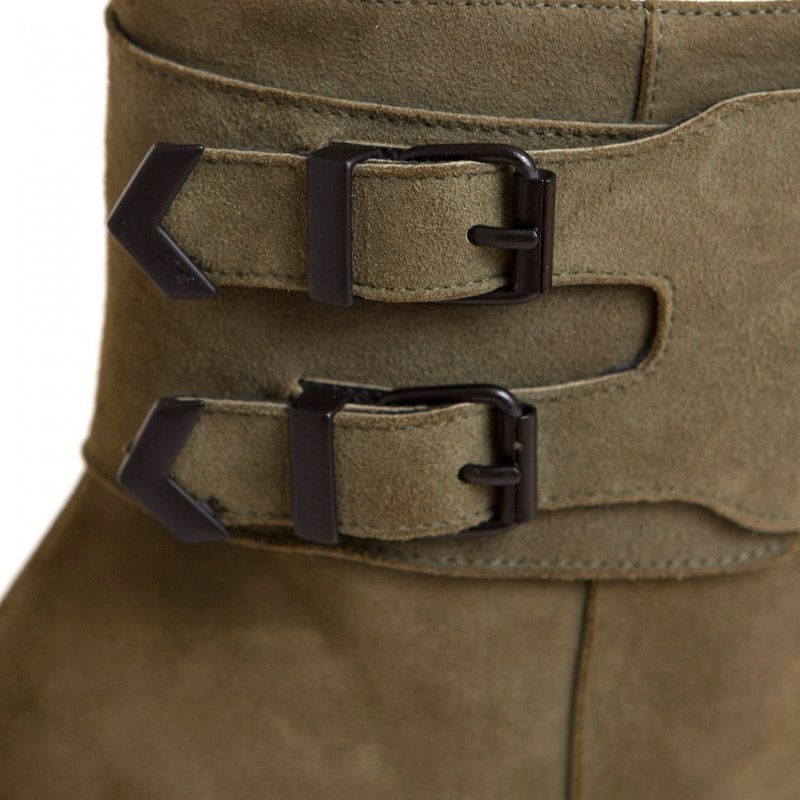 botines caqui de ante de mas34 en apparentia