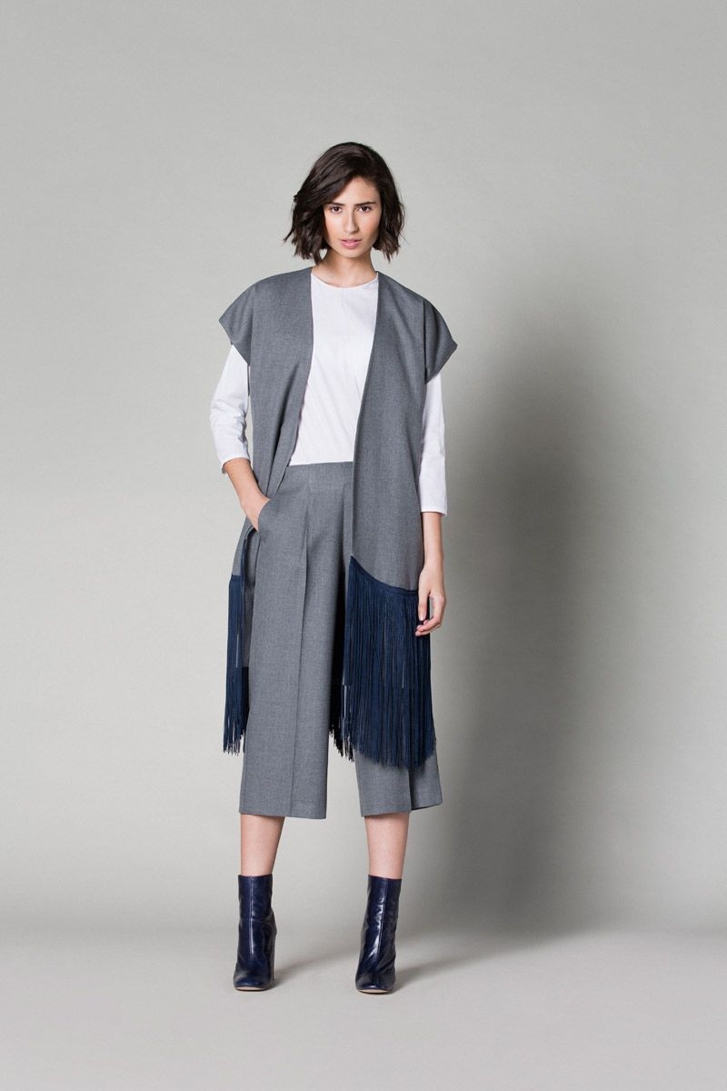 pantalones capri de pernera ancha para ocasiones especiales y oficina de nubbe en apparentia