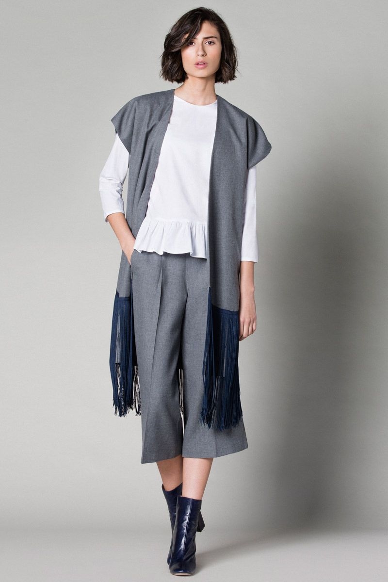 pantalones capri de pernera ancha para ocasiones especiales y oficina de nubbe en apparentia