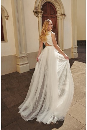comprar online sobrefalda de tul para novia segundo vestido